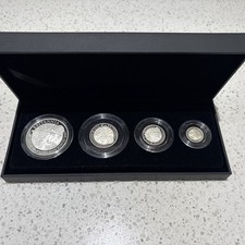 2010 ROYAL MINT SILVER PROOF BRITANNIA FOUR COIN COLLECTION - Only 3,500 Issued
