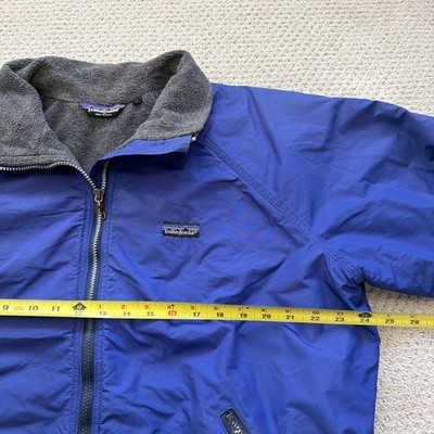 Vintage Patagonia Shelled Synchilla Jacket Mens XL Purple Fleece