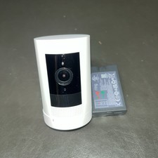 RING Stick Up Cam 3rd Generation White SUM7E5 W/ Battery