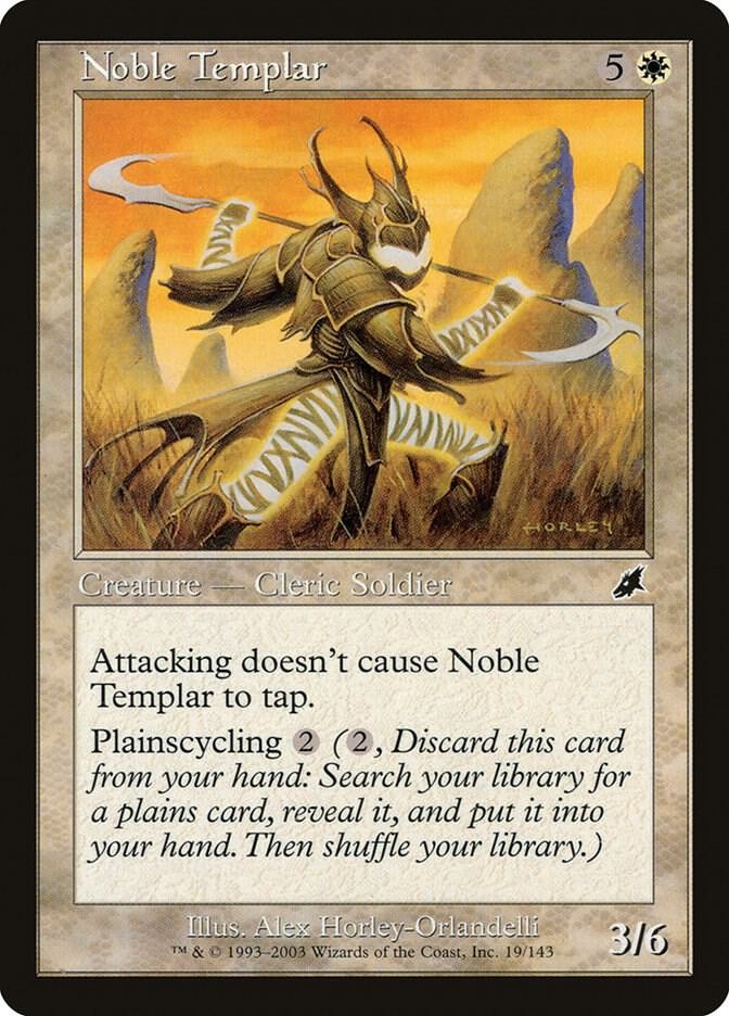 Noble Templar 19 Common Scourge Magic: The Gathering Lightly Played
