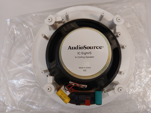 Audio Source IC Eight S in Ceiling White Speaker Power Capacity 100W 8" Woofer - Picture 4 of 6