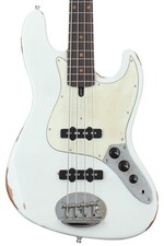 Lakland USA Classic 44-60 Bass Guitar - Aged Olympic White, Sweetwater Exclusive
