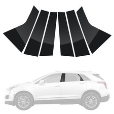 Glossy Black Door Window Trim Kit for 20162023 Cadillac XT5, 6 PCS