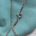 Open Heart Pearl Larial Necklace  Sterling Silver  - Tiffany & Co Elsa Peretti  — photo 4