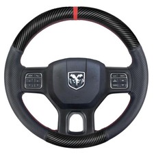Hand Stitch Steering Wheel Cover Customized Fit For Dodge Ram 15002500350...