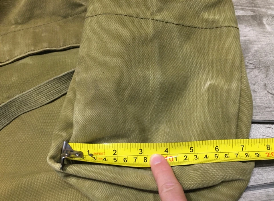 Texport Pack Bolsa Mochila Algodón Kayak BWCA Verde Oliva Mochilero Foto 4 de 4