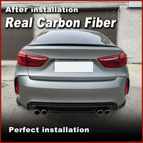 Carbon Diffusor Heckdiffusor Splitter Flap Heckschürze für BMW F85 X5M F86 X6M - Picture 2 of 12