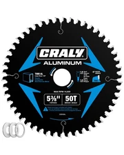 5-3/8 Inch 50 Teeth Aluminum and Non-Ferrous Metal Cutting Circular Saw Blade...