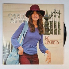 Carly Simon - No Secrets 12" LP Record 1972 Elektra Rock Stereo