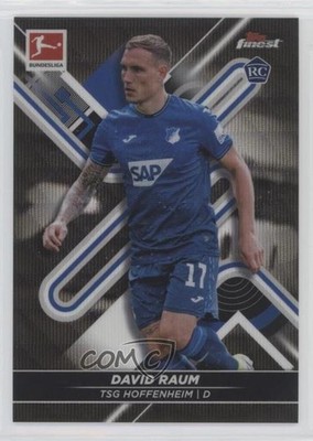 2021 Topps Finest Bundesliga Black Wave Refractor /199 David Raum Rookie RC 0eq8