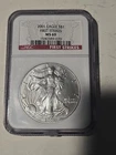 Photo of a 2001 American Silver Eagle from an eBay listing that sold on Jul 22, 2026