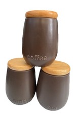 NEXT Ceramic Kitchen Storage Jars Tea Coffee Sugar Canister Set Airtight Lids