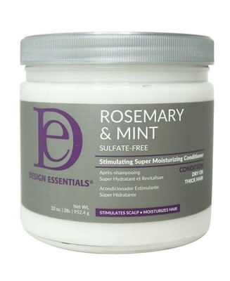 Design Essentials Rosemary & Mint Stimulating 32 Fl Oz (Pack of 1), white