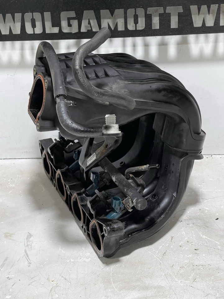 Coletor de admissão 2.4 4 cilindros com trilho de combustível e injetores 03-06 Jeep TJ Wrangler fabricante de equipamento original CC - Imagem 4 de 4