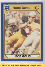 1990 Collegiate Collection University of Notre Dame Bob Golic #83 READ 0b5