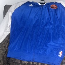 New York Knicks Adidas Zip Up NBA Basketball Sports Jacket Size Small