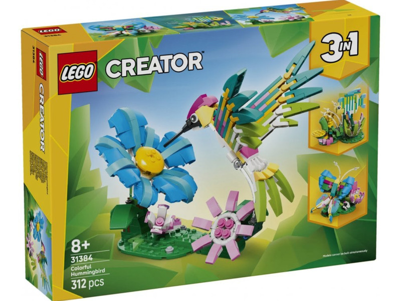 LEGO Creator 3-in-1 Colourful Hummingbird 31384 **New** **Sealed**