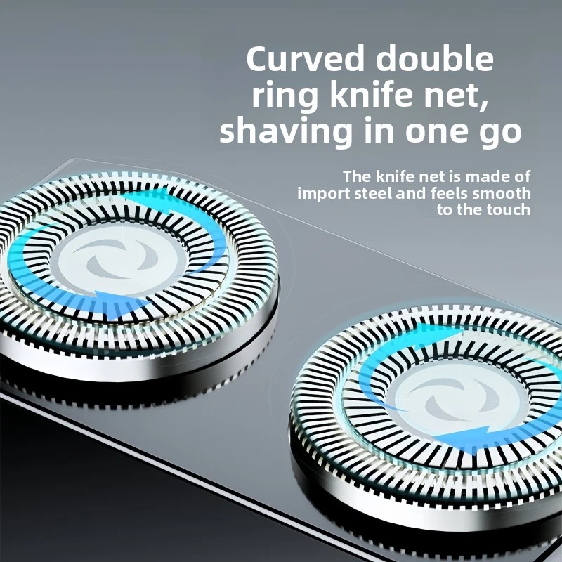 Barbeador elétrico ZKZTDS07-Magnético Levitação TPC carregamento rápido - Imagem 4 de 4