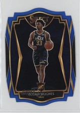 2020 Panini Select Premier Level Blue Prizm Die-Cut /249 Elijah Hughes #168 6k2
