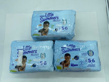 Huggies Little Swimmers Baby Swim Diapers, Size 5-6, 17 Count lot of 3