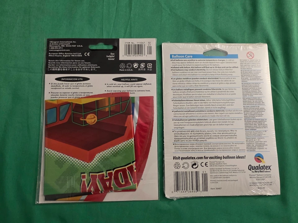 Bulldozer Truck 2 Balloon 6 Lanterns Loot Bags 1st Birthday Party Gift Lot of 8 - Image 3 of 4