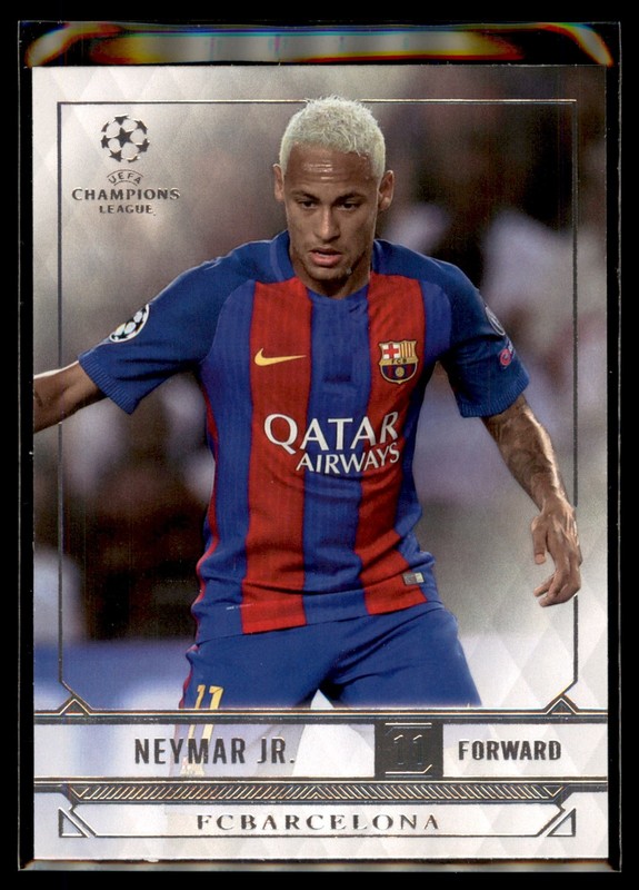 2016-17 Topps UEFA Champions League Showcase Base Set #51 Neymar Jr