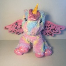 Barbie Dreamtopia Kiss Care Unicorn Plush- Rainbow Lights Sounds Mattel