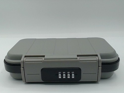 #ad HUANLANG Portable Grey Safe Lock Box Waterproof Travel Combination Lock For Beac $15.35