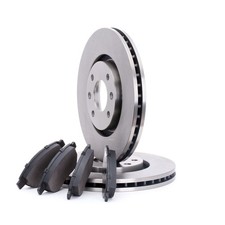 RIDEX Bremsenset Vorne Bremsscheiben Beläge für VW SCIROCCO (137, 138) für OPEL