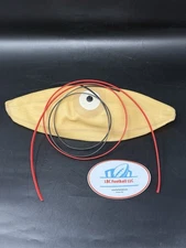 JUNIOR / YOUTH Latex Football Bladder + RED Tacky Diamond Lace Repair Kit