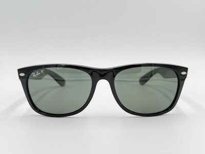 RAY BAN RB2132 901/58 58mm NEW WAYFARER Black; Green POLARIZED