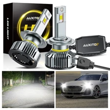 AUXITO H7 LED Headlight Bulbs High Low Beam KIT 6500K Canbus White 50000LM 200W