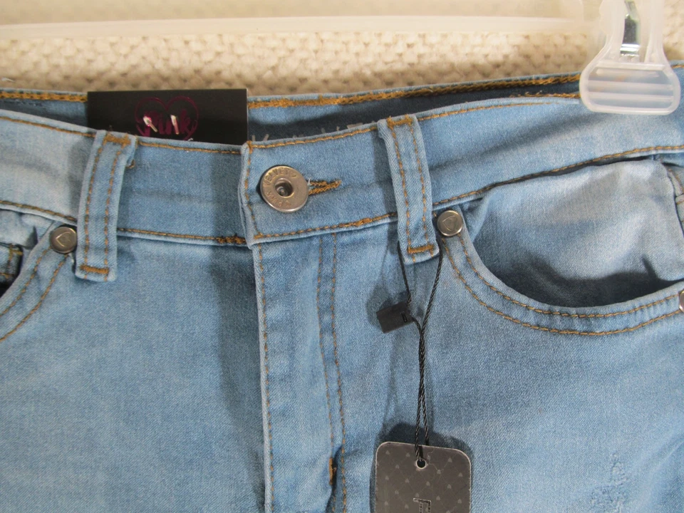 Розовый бархат молодежи девочек размер 14 искусственно состаренный розовый блестки узкий крой новый с Ярлыками - Изображение 4 из 4