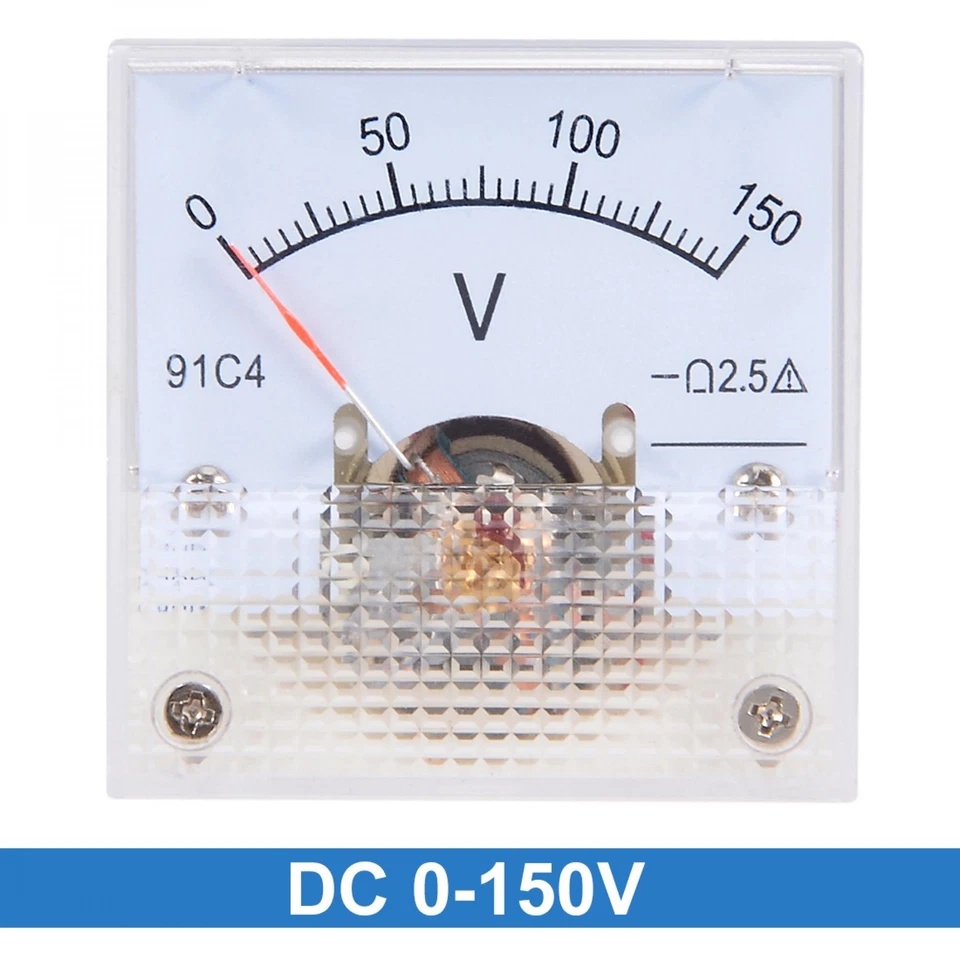 DC 0-150V Analog Panel Spannungsmesser Voltmeter 91C4 2,5% Fehler - Bild 2 von 4