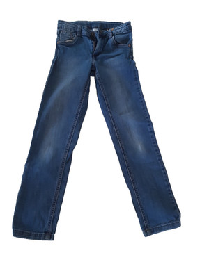 Jeans Gr.128  blau Zeeman