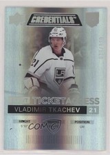 2021 Upper Deck Credentials Debut Ticket Access /999 Tier 1 Vladimir Tkachev y0i