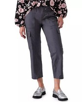 Social Standard by Sanctuary Ladies Portside Cargo Crop Pant XL Washed Black