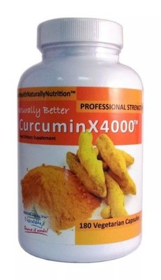Gute Gesundheit natürlich Curcumin X4000 mit Bockshornkleesamenextrakt - 180 Kapseln