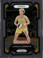 2024 Panini WNBA Monopoly Layshia Clarendon #57 LA Sparks Basketball Card