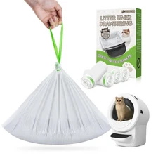 Litter Box Liners, 120 Count Jumbo Cat Litter Bags, Easy Clean Up Thick Large...