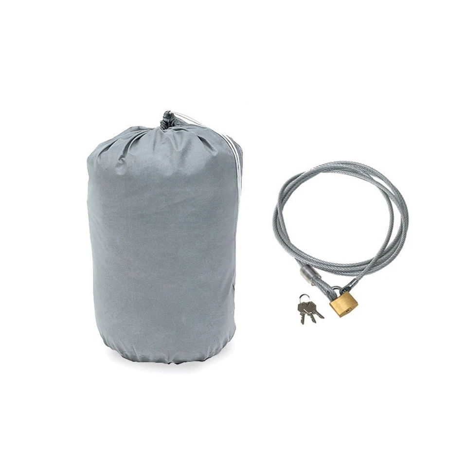 Rampage 1305 Universal 4 Capas Easyfit Cubierta de Coche con Cerradura, Cable y Bolsa de Almacenamiento Foto 3 de 4