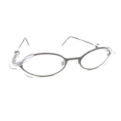 TT-5 Hudson S/Shield PSS-17 Charcoal Gray Oval Eyeglasses Frames 145 Men Women