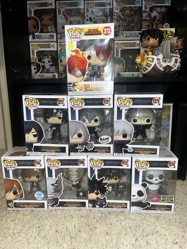 Funko Pop! Jujutsu Kaisen & My Hero Academia BAM! Chalice Exclusive Lot