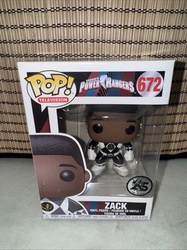Funko Pop Television: Power Rangers - Black Ranger - Zack #672 Vinyl Figure