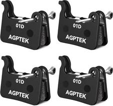 AGPTEK Bike Brake Pads, High-Performance Bicycle Brake Pad, 4 Pairs Semi-Metalli