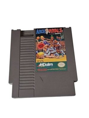  Nintendo nes Arch Rivals game vintage 1990 Tested 
