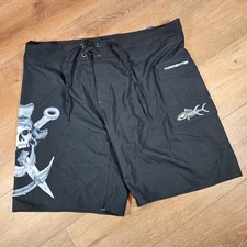 Tormenter Board Shorts Mens 38 Barnacle Bill 8 Way Stretch SPF35 Swim Trunks NWT