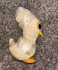Pigeon Bird Plush Stuffed Animal, White Yellow Orange, Small 6-14 in , Washable
