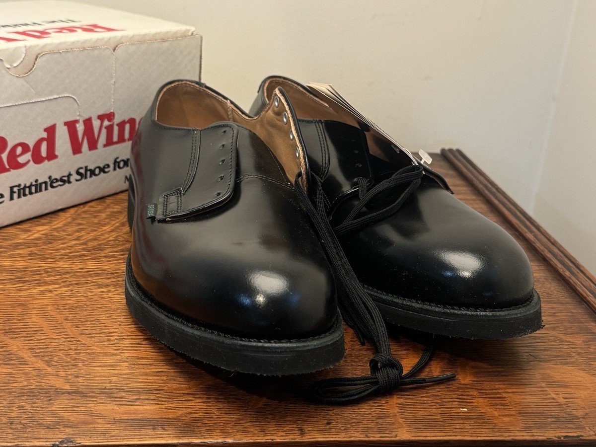 RED WING POSTMAN OXFORD shoes NOS IN BOX 00101 US 12 B UK 11 1980s