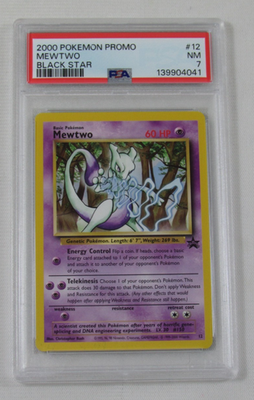 2000 Pokemon PROMO MEWTWO 12 BLACK STAR PROMO PSA 7 NM | eBay